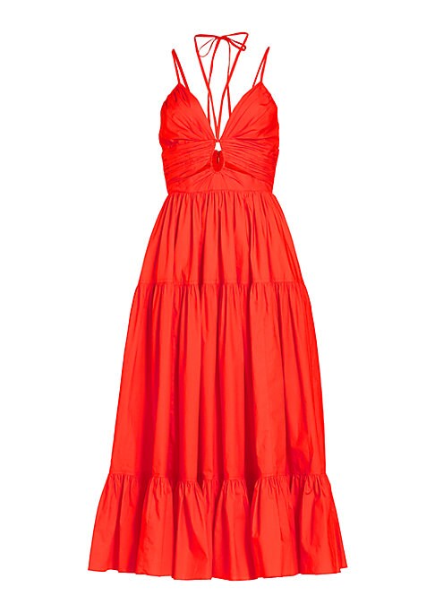 Breezy Tiered Cotton Dress