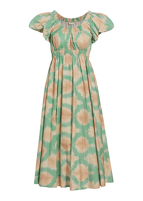 Vibrant Tie-Dye Dress