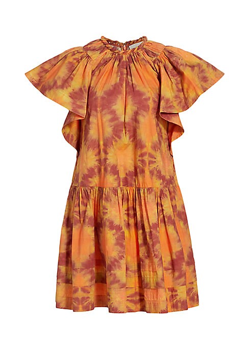 Vibrant Flutter Mini Dress