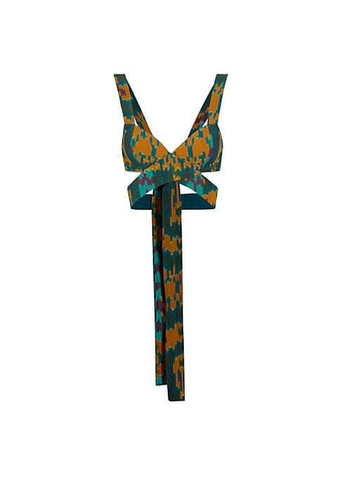 Cropped Tie-Back Top