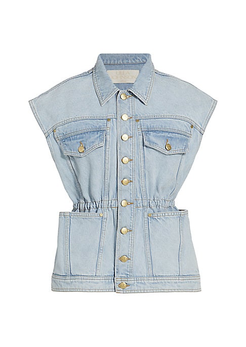 Peplum Denim Delight