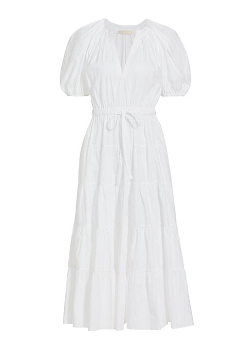 Puff-Sleeve A-Line Delight