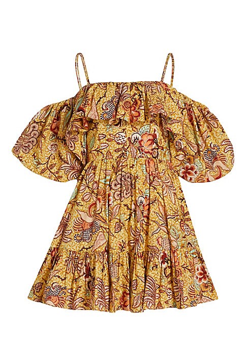 Puff Sleeve Flare Dress