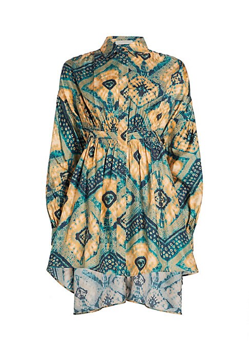 Silk Elegance Mini Dress