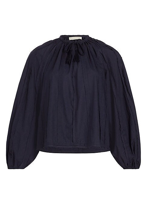 Cozy Cotton Peasant Blouse