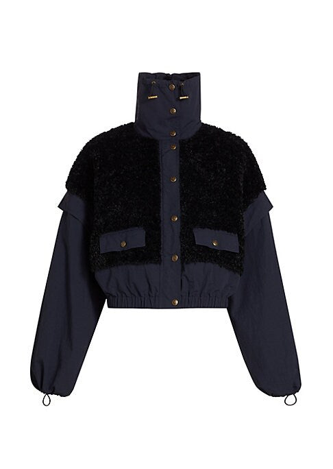 Cropped Sherpa Jacket