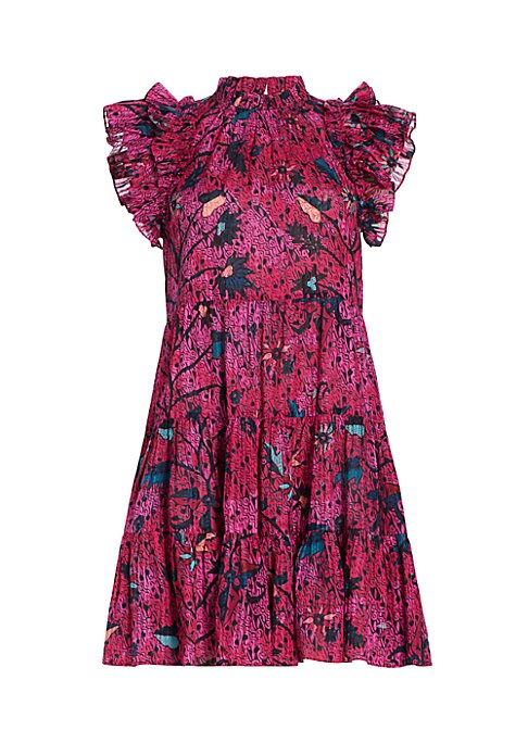 Ruffled Swing Mini Dress