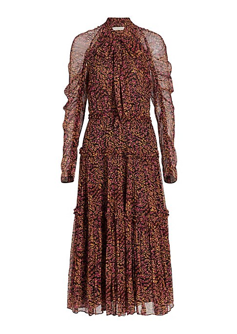 Chiffon Elegance Midi Dress