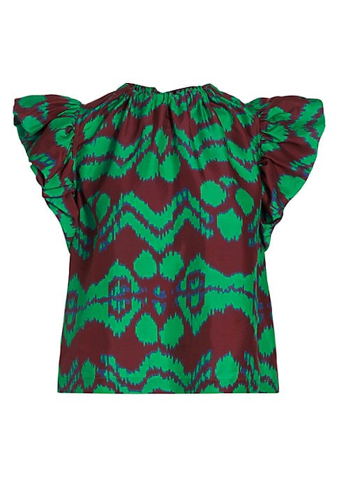 Flutter Taffeta Top