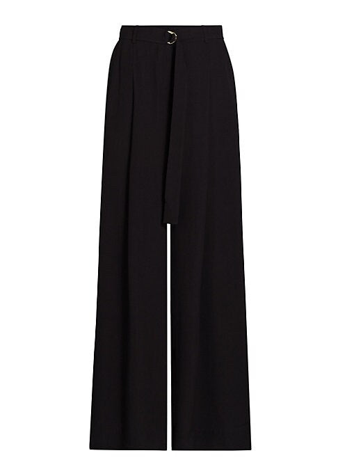 Belted Pleat Trousers