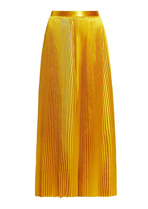 Satin Pleated Elegance Skirt