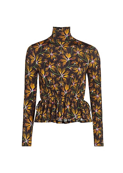 Floral Peplum Top