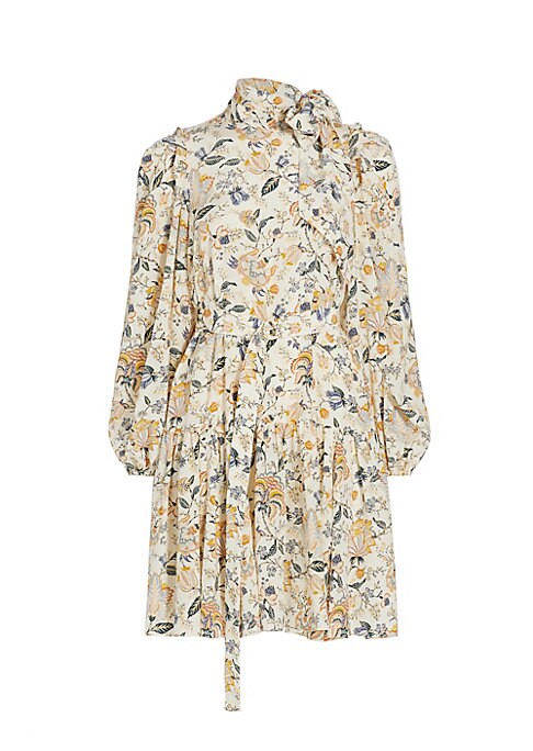 Blossom Silk Mini Dress