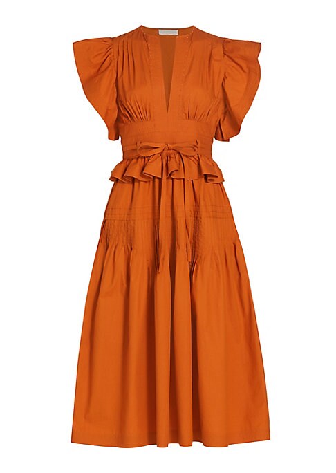 Flutter Sleeve Charm Dress