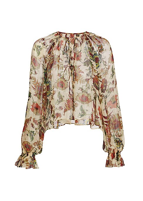 Floral Chiffon Blouse