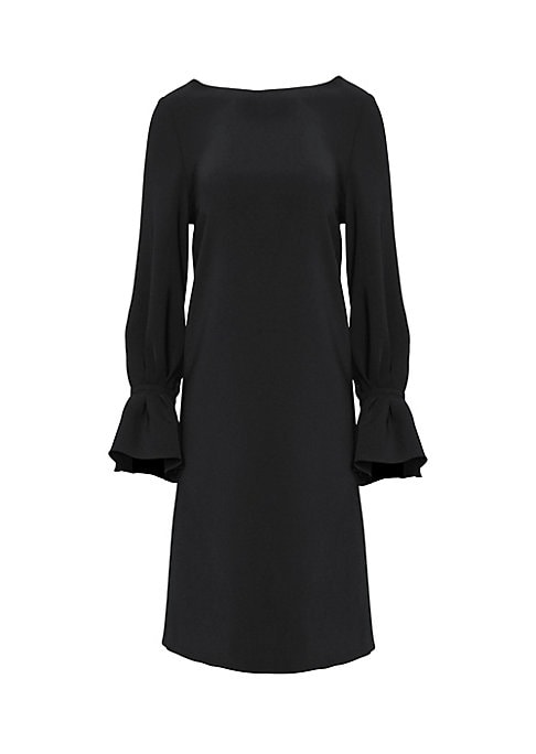 Silk Puff Mini Dress