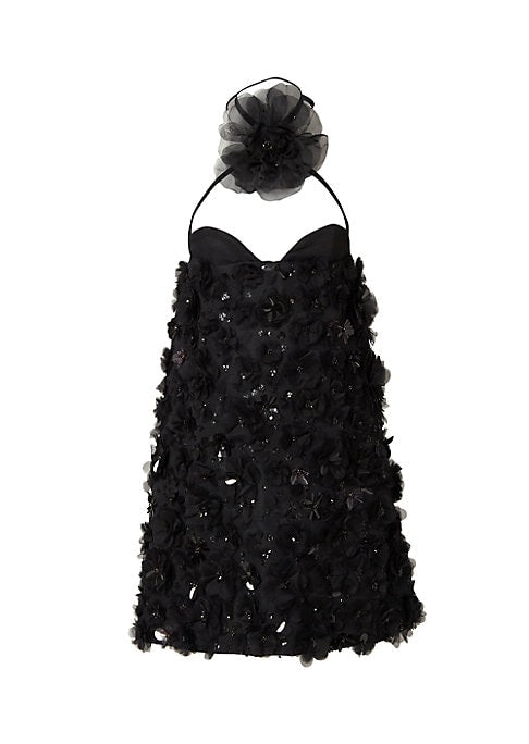 Floral Sparkle Mini Dress
