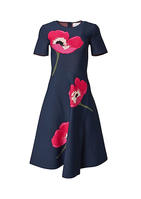 Floral Elegance Midi-Dress