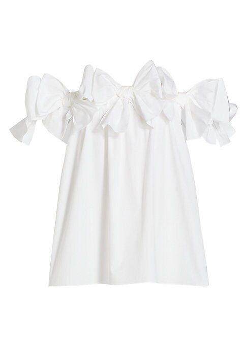 Bow-Detail Cotton Top