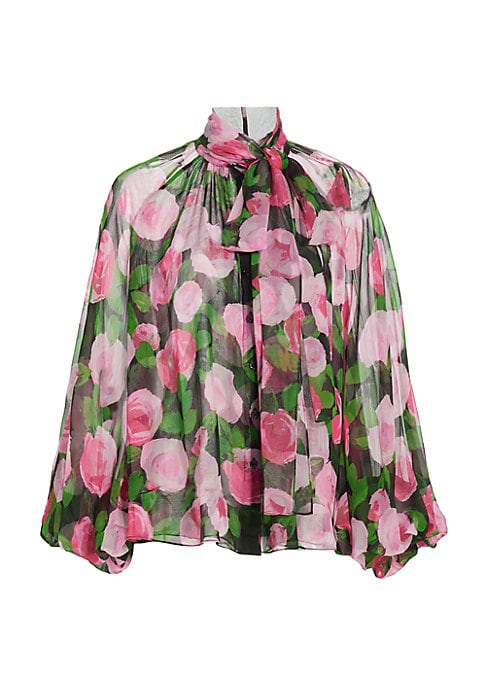 Silk Tulip Blouse
