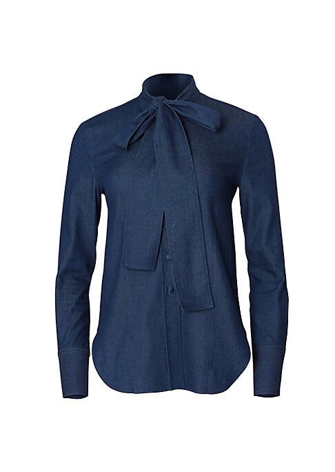 Chic Bow-Front Blouse