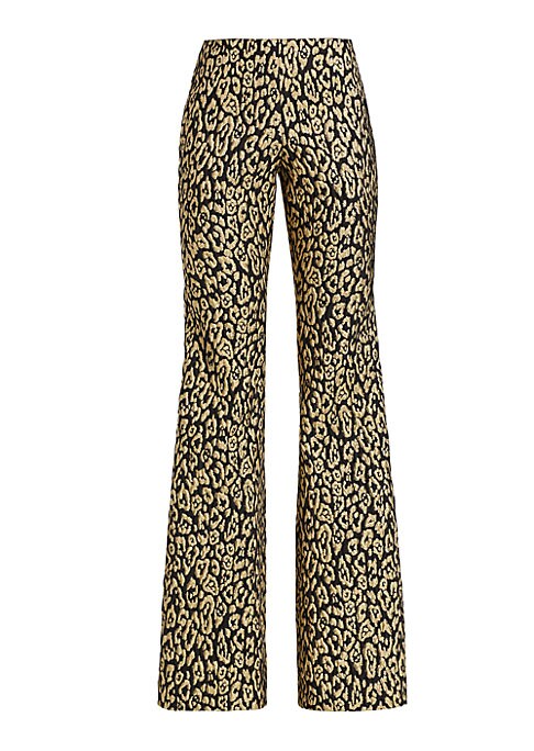 Bold Flare Leopard Pants