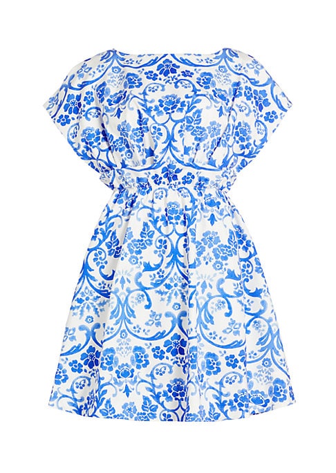 Vibrant Ruffle Mini Dress