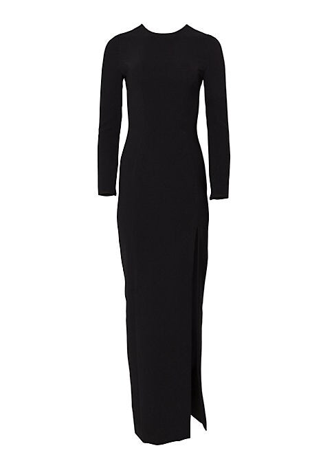 Elegant Slit Evening Dress
