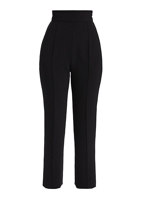 Sleek High-Waisted Trousers