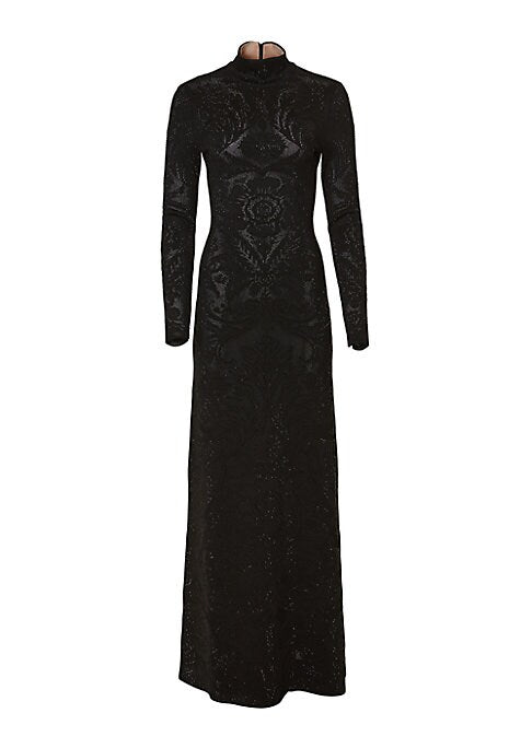 Shimmering Lace Evening Gown