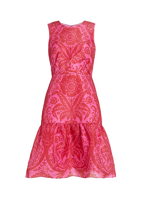 Floral Ruffle Hem Dress