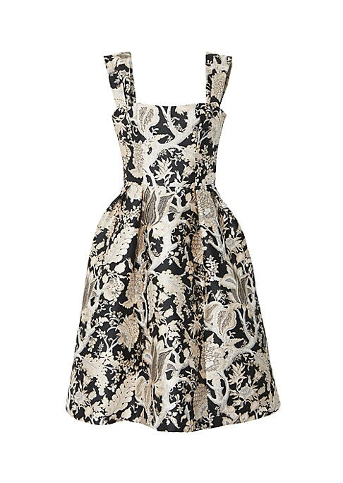 Floral Pleat Midi Dress
