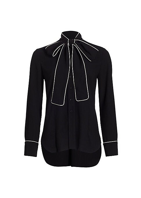 Elegant Bow Tie Blouse