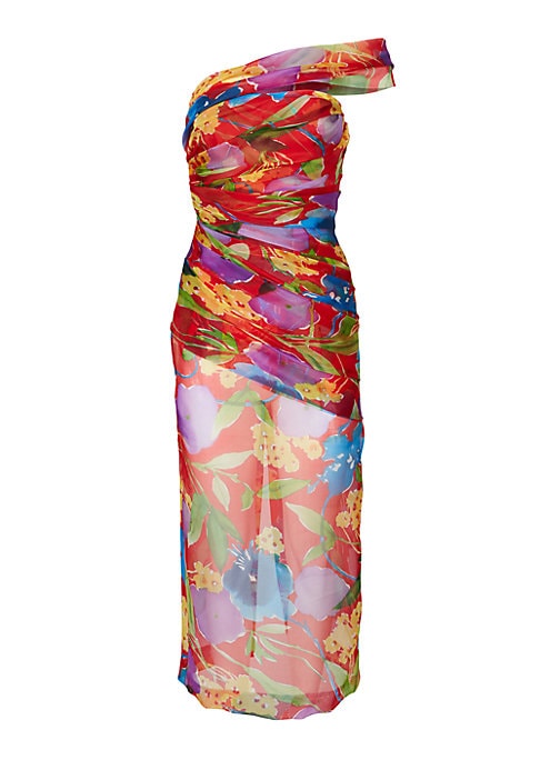 Floral Elegance Midi Dress
