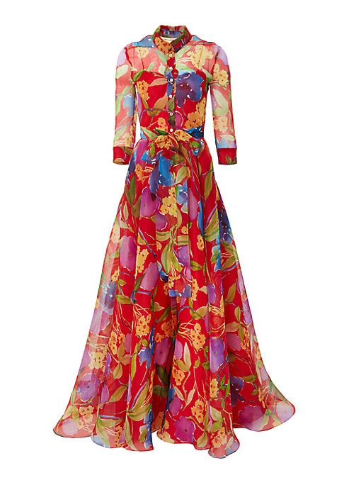 Floral Elegance Gown