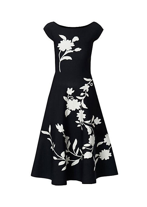 Floral Elegance Midi Dress