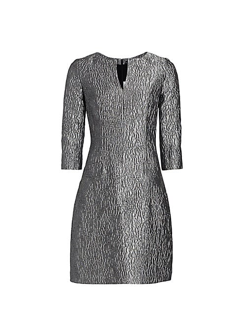 Metallic A-Line Elegance