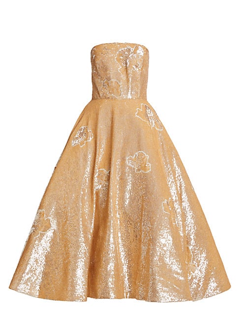 Glistening Floral Gown