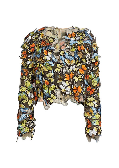 Whimsical Butterfly Layer Jacket