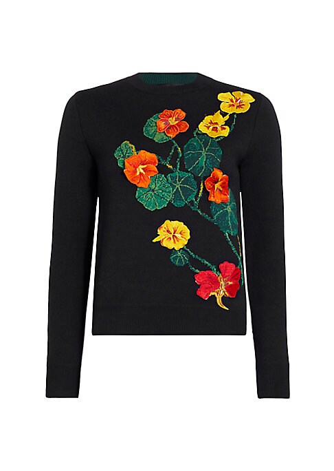 Floral Knit Sweater