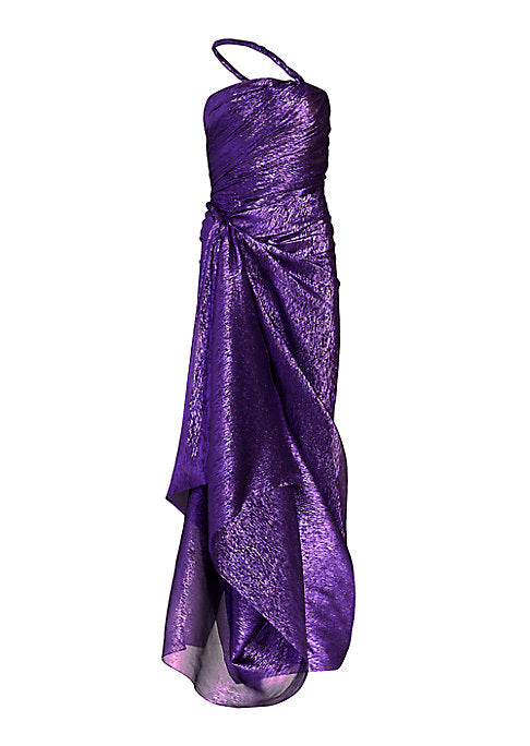 Glittering Draped Gown