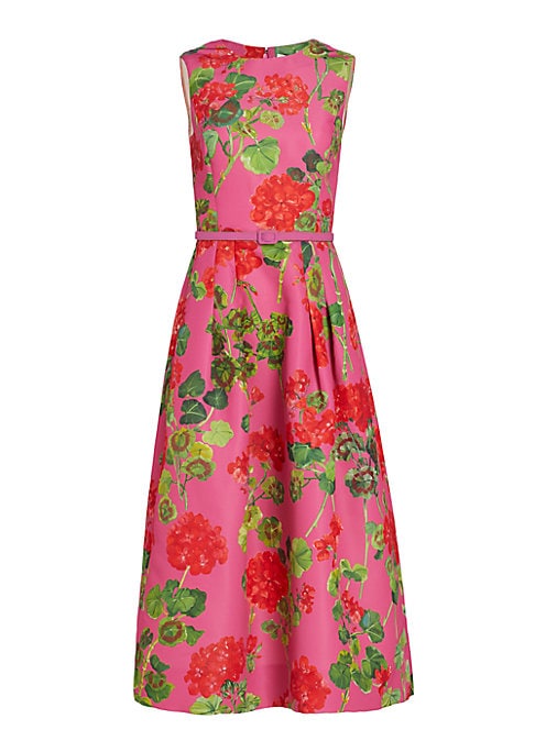 Floral Flair Midi Dress