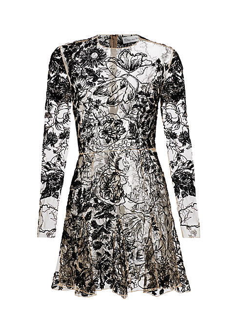 Floral Bead Minidress