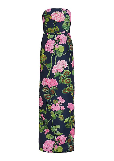 Floral Elegance Column Dress
