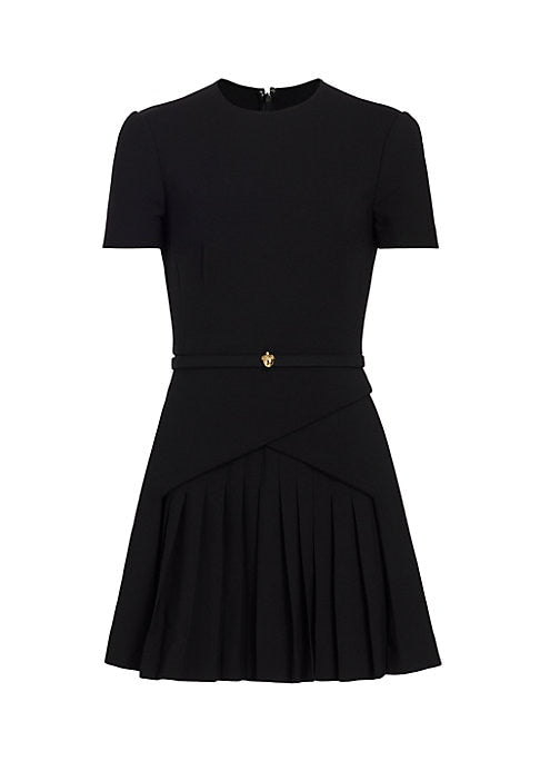 Chic Pleated Mini Dress