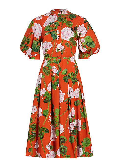 Vibrant Floral Midi Dress