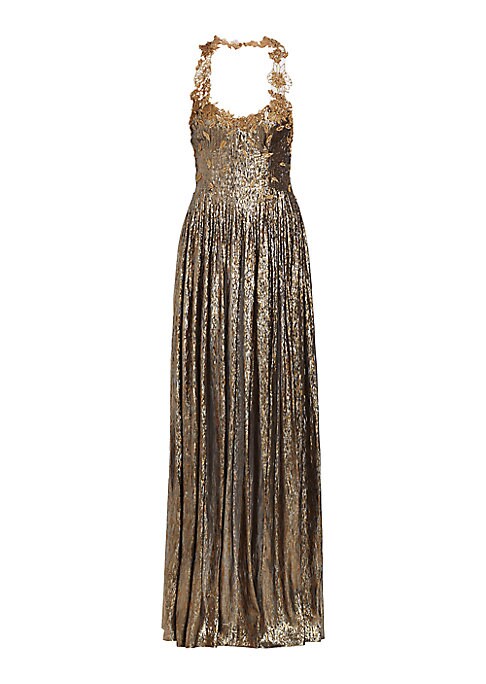 Sunlit Floral Elegance Gown