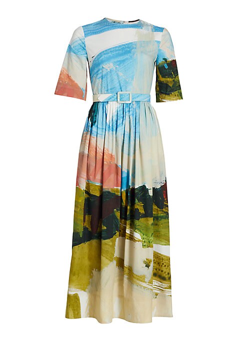Floral Elegance Midi-Dress