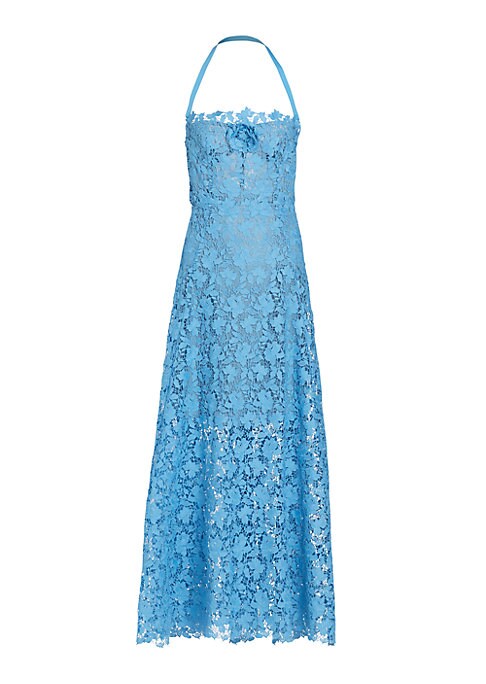 Lace A-Line Maxi Dress