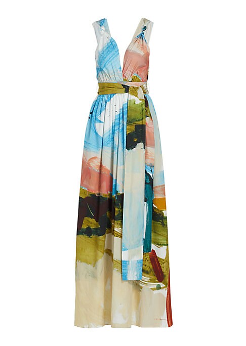 Whimsical Garden Maxi Dress